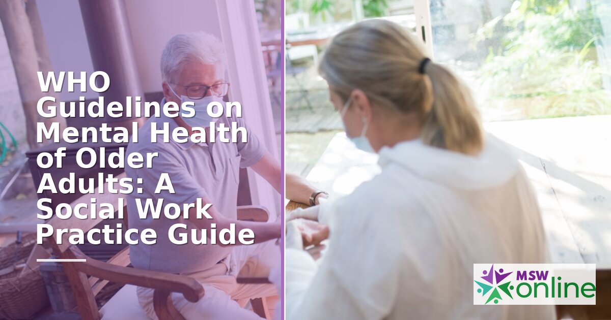 Older Adult Mental Health: WHO Guidelines & Social Work Practice