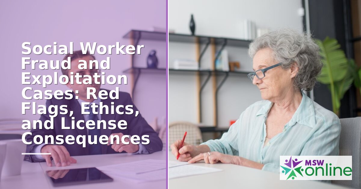Social Worker Fraud: Red Flags, Ethics & License Loss
