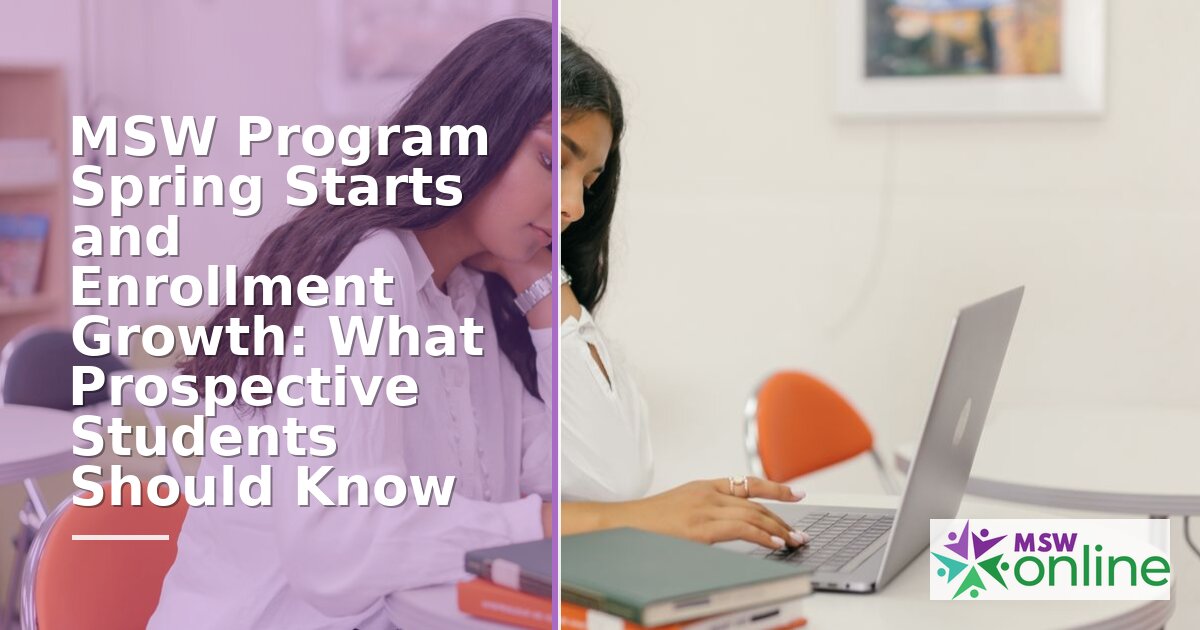 MSW Program Spring Start: Deadlines, Tracks & Costs