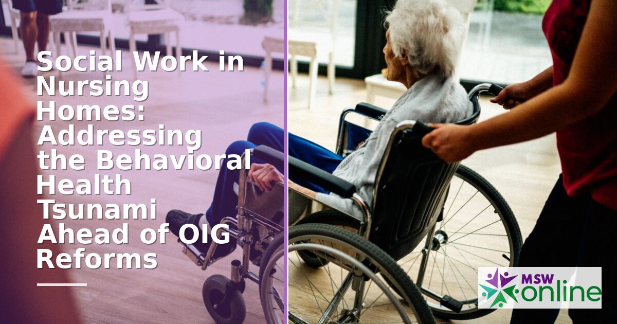 Social Work in Nursing Homes: Roles, Salary & OIG Rules