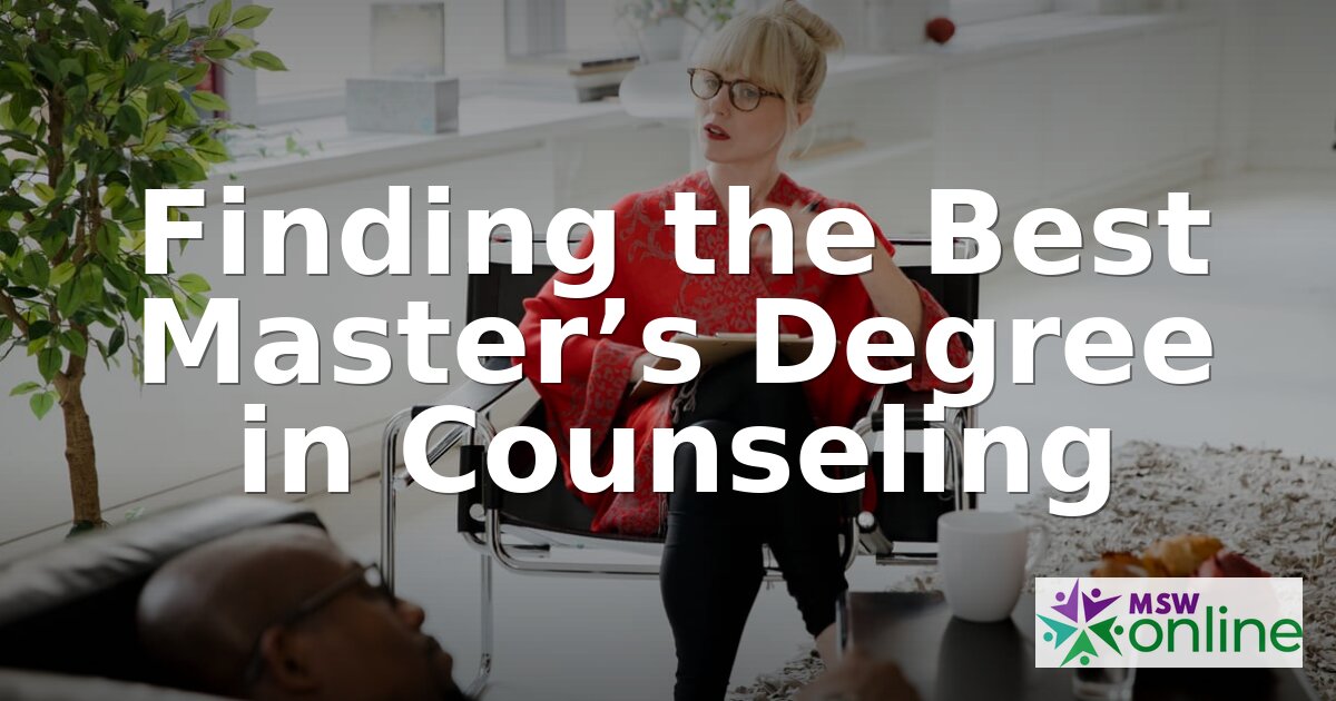 Best Master’s in Counseling Programs for 2027