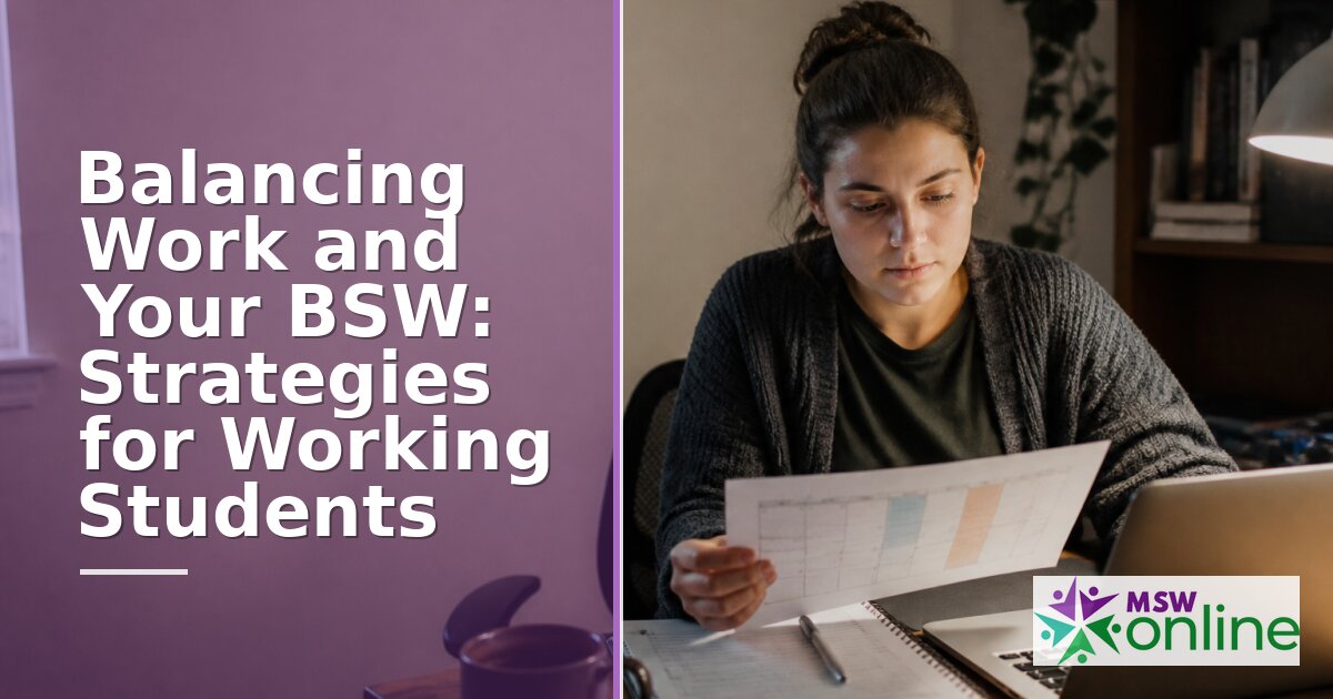 Working Full-Time During Your BSW? Strategies That Help