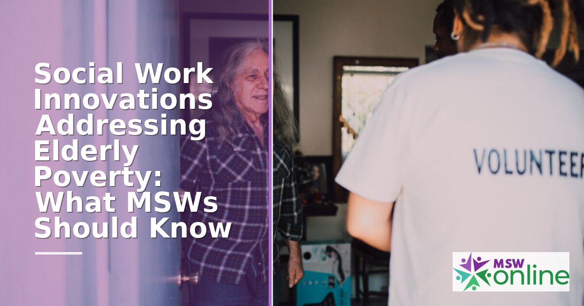 Social Work Innovations for Elderly Poverty: MSW Guide